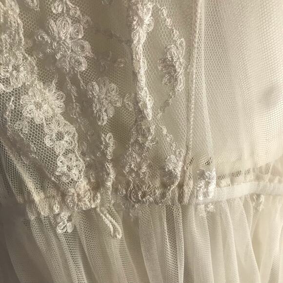 Vintage Strauss by Bonnie Lace Victorian Maxi Dress Women's Size 10 (XS Modern) - Picture 14 of 14